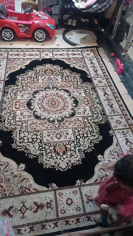 Best condition irani black carpet 7