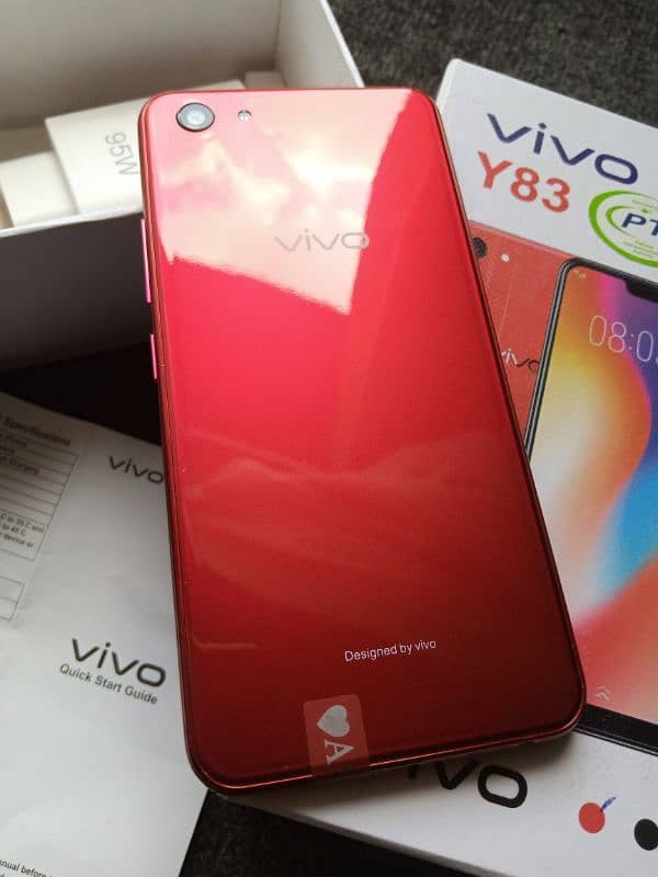 original vivo y83 with complete box and charger 3