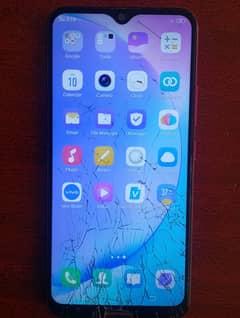 Vivo Y17 4GB/128GB Screen crack hai but working 100% 0