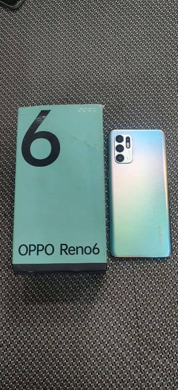 oppo rono6 8/128 with orignal box and charger 1