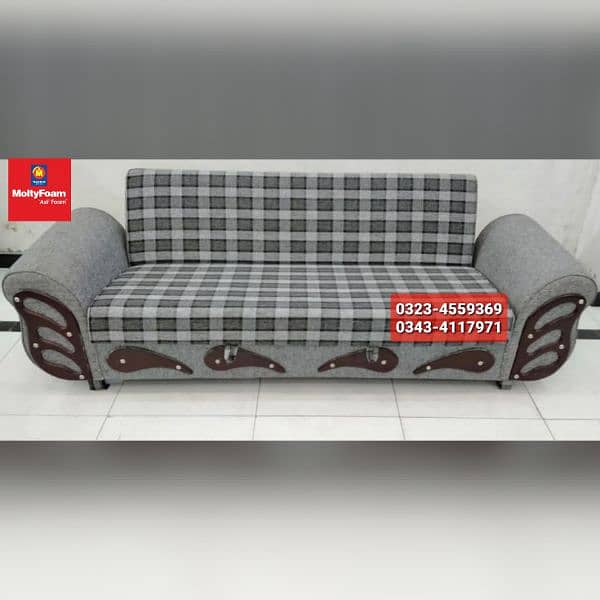 Molty double bed sofa cum bed/dining table/stool/Lshape sofa/chair 7