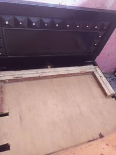 4x6 ft Laminated Wooden Bed with Storage (No Mattress) for Sale 0