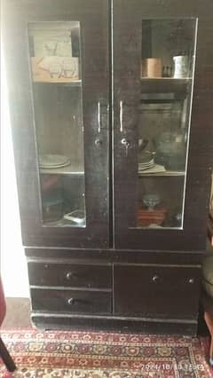 Cabinet | Colour Brown | Condition 10/6 | Polish required