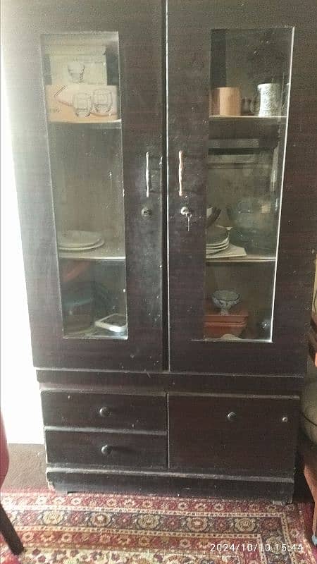 Cabinet | Colour Brown | Condition 10/6 | Polish required 0