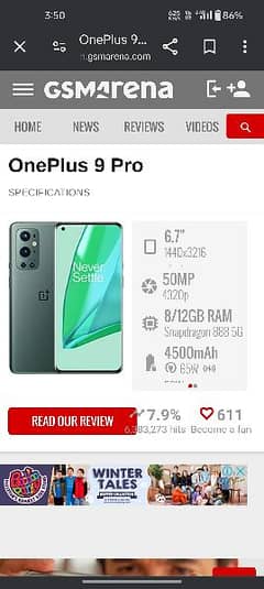 ONE PLUS 9 PRO 5G