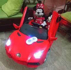 Kids baby car electric battery operated with remotecontrol 1 month use