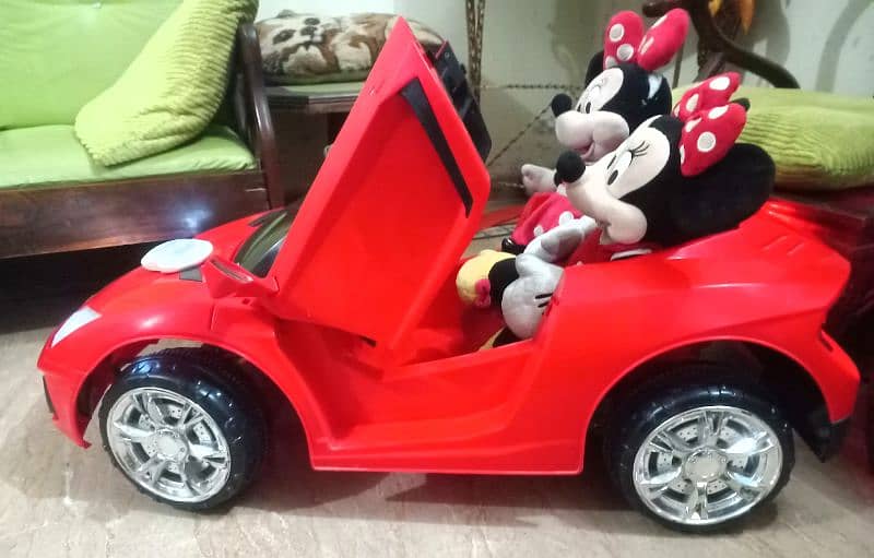 Kids baby car electric battery operated with remotecontrol 1 month use 1