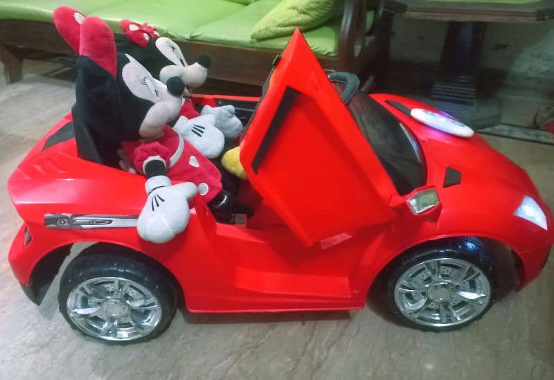 Kids baby car electric battery operated with remotecontrol 1 month use 12