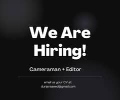 CAMERAMAN+ Editor Required