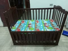 Baby wooden cot