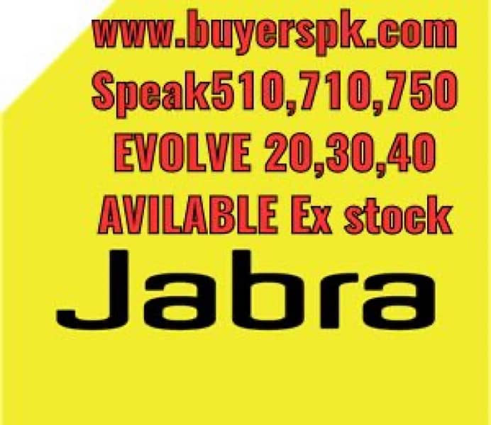 JABRA HEADSETS EVOLVE 20/30/40/65/75/85 0