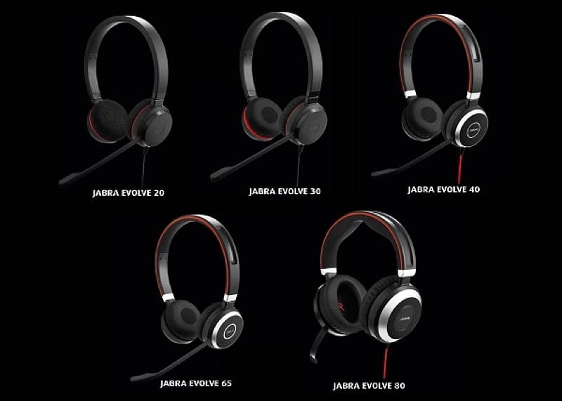 JABRA HEADSETS EVOLVE 20/30/40/65/75/85 2