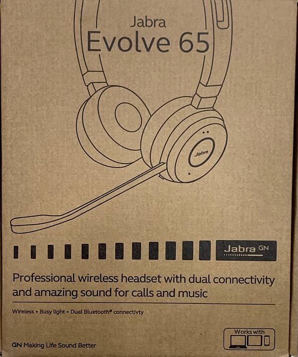 JABRA HEADSETS EVOLVE 20/30/40/65/75/85 6