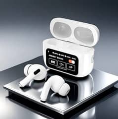 A9 Pro 2 Earbuds with LCD Tablet Airpods pro 2 with LCD touchscreen