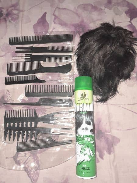 aik hair wegh with spary and brush set 1