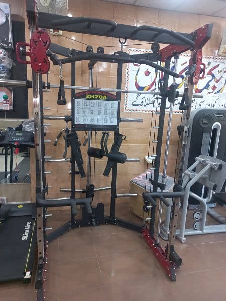 multi functional Smith cable power rack gym and fitness machine 1