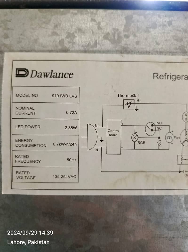 Dawlacne fridge GD large size (0306=4462/443) levl set 4