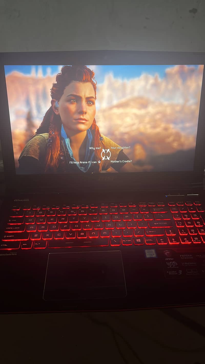 MSI Gaming laptop 3