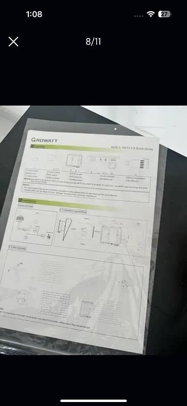 Growatt on grid 10kw wholesale price 4