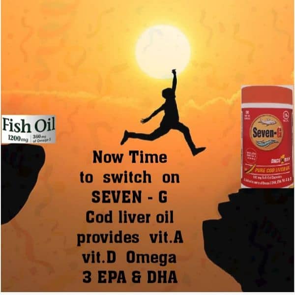 Seven g Cod liver oil capsules 2