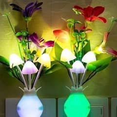 Mirror Night Lamp, Flower