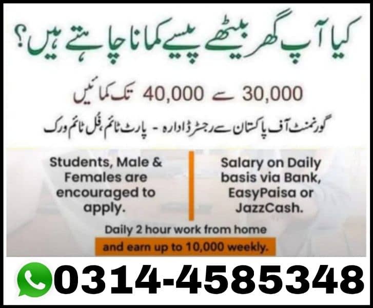 part time job, online earning 1