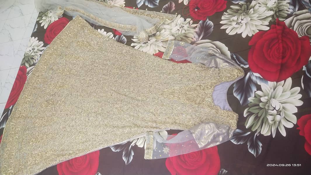 Bridal grey maxi just 5 hours used 4