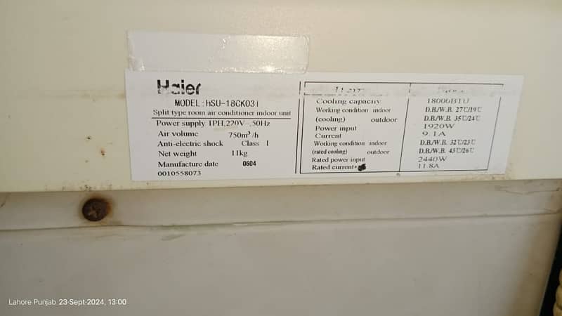 Haier - HSU-18CK031 3