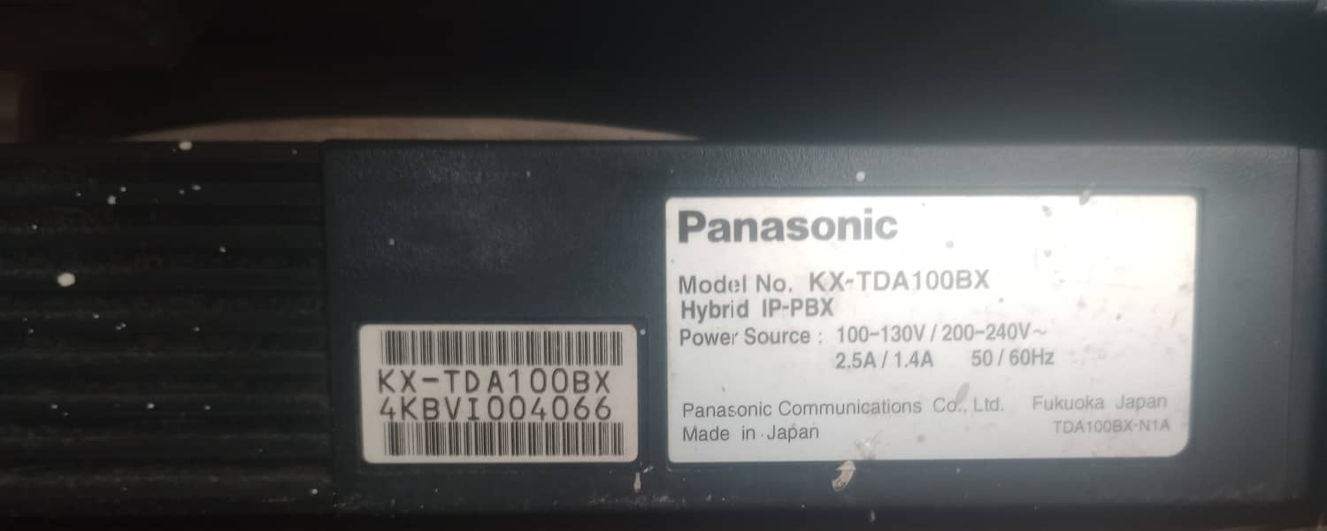 PANASONIC PABX KX-TDA100BX 1