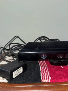 Xbox 360 with kinect device