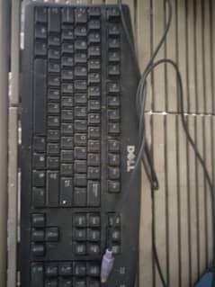 Dell keyboard with mouse