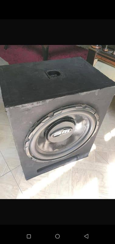 BM company woofer heavy bass good condition 0