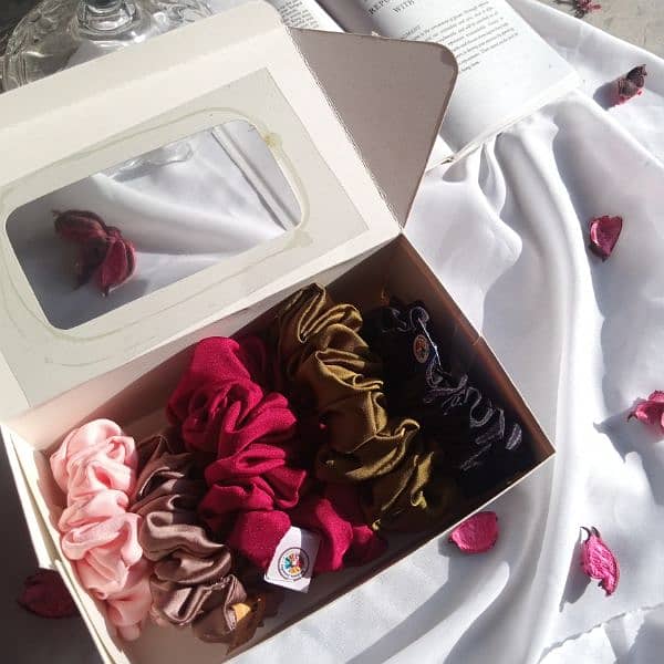 Beautiful scrunchies available in an exciting prices and packaging 1