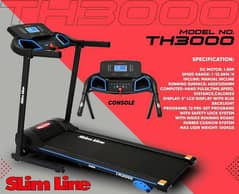 slimline treadmill running jogging gym and fitness machine