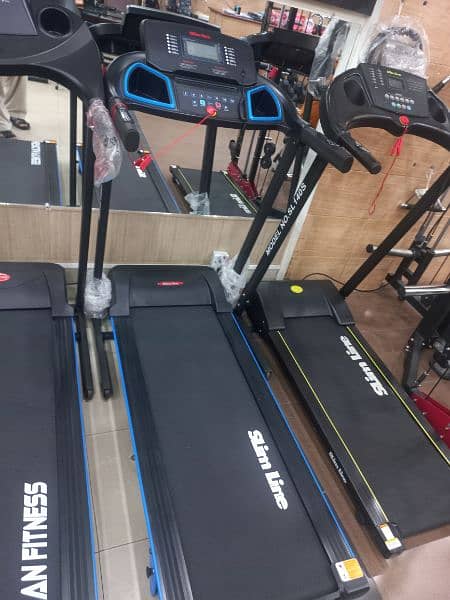 slimline treadmill running jogging gym and fitness machine 3