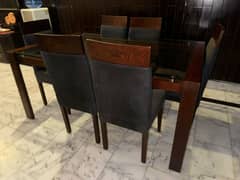 Dining Table / 6 Chair Dining Table / Habitt Dining