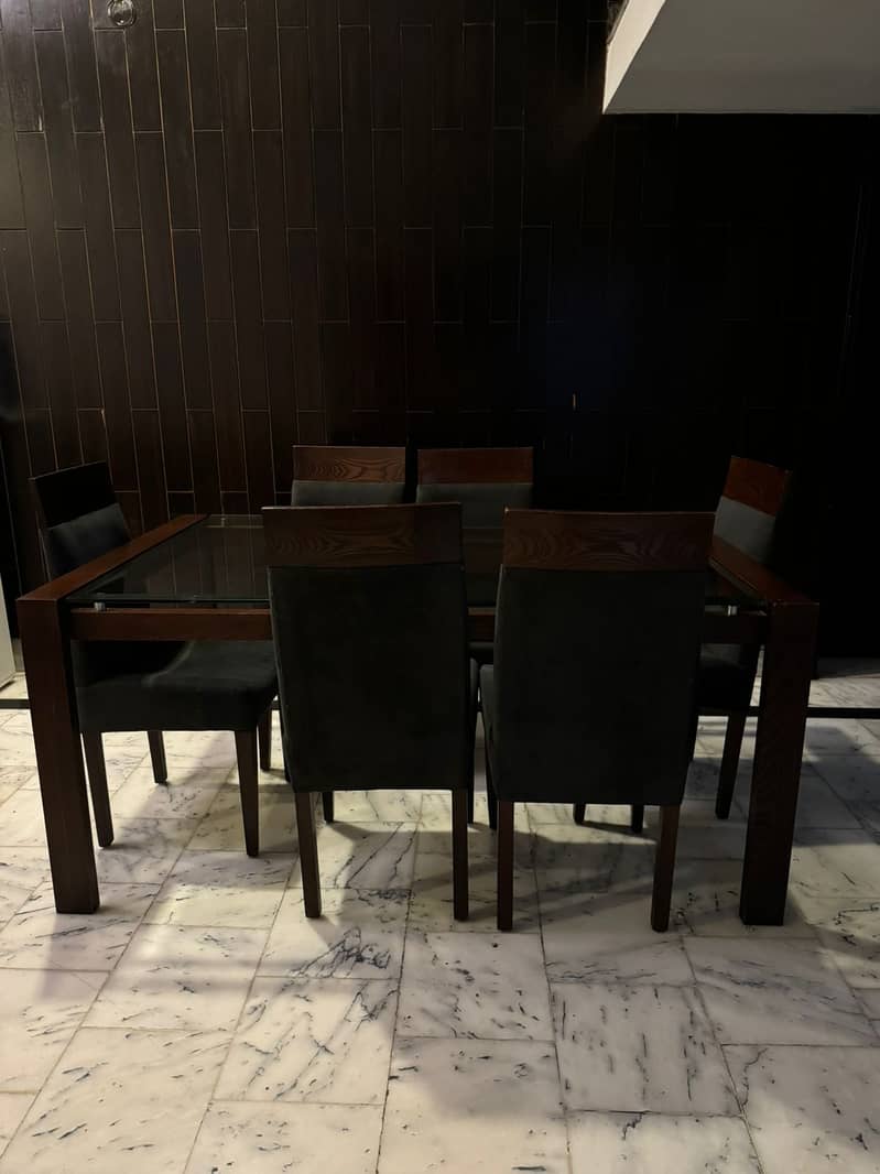 Dining Table / 6 Chair Dining Table / Habitt Dining 2