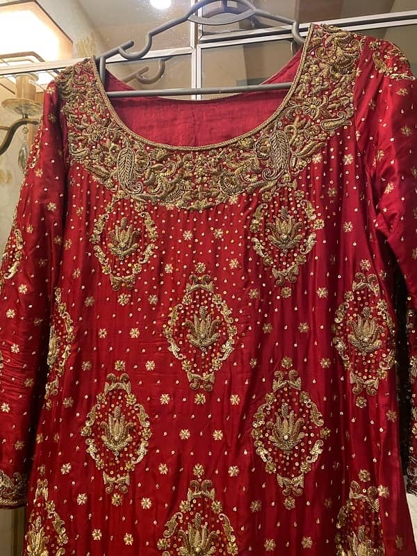 red bridal lehnga 1