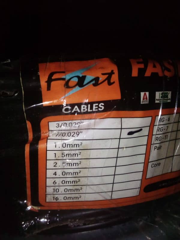 Fast Cable 3/29" available 2