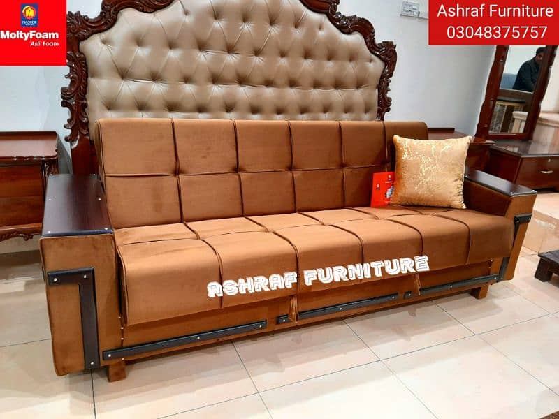 Sofa cum bed/Double cumbed/Sofa/L Shape/Combed/Centre table/Double bed 19