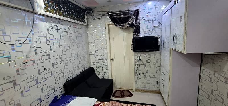 Flat Furnished Available For Sale 1 Bed Living Vip Location Of Iqbal Town Moon Market Lahore. 1