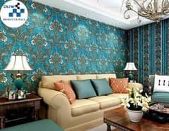 Wallpapers / Vinyl Wooden Floor / Roller Blind / Grass / Fluted Panel