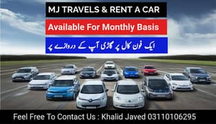 Car for Rent Monthly,weekly,daily in Lahore | Rent a car with driver