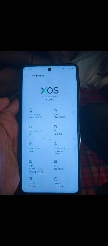 infinix note30 8+8 256 4month warnty all ok cash need 1