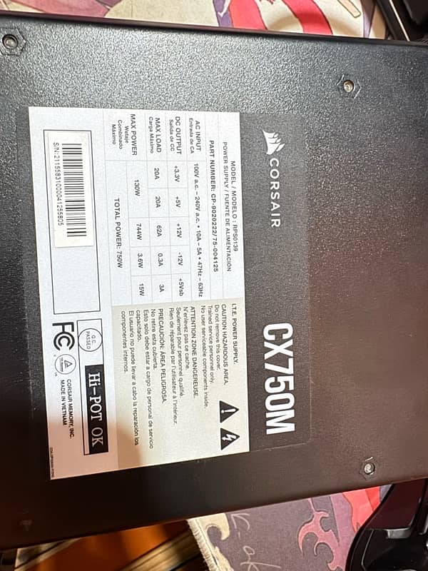 CX750M Semi-Modular ATX Power Supply CORSAIR 2