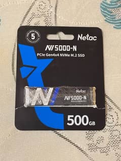 N/ 5000-N PCle Gen4x4 NVMe M. 2 SSD