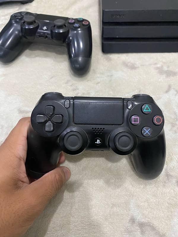 Ps4 Pro 1TB with 3 Controllers 8