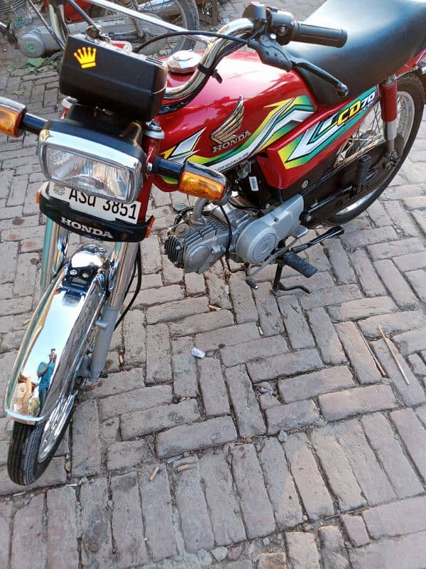 Honda CD 70 Model 2022/23 lush condition 03079410133 call kren 2