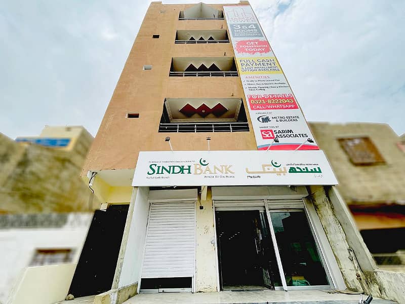 MAIN ROAD FACEING FLAT FOR RENT NEAR DOW MEDICAL SACHAL GOAT, 11