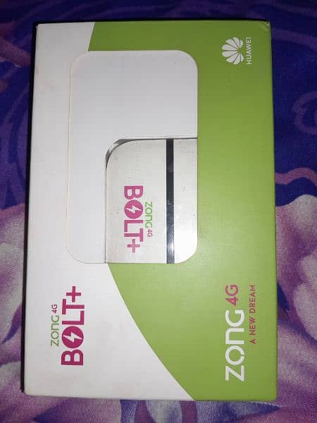 Box packed zong 4G bolt internet device 2